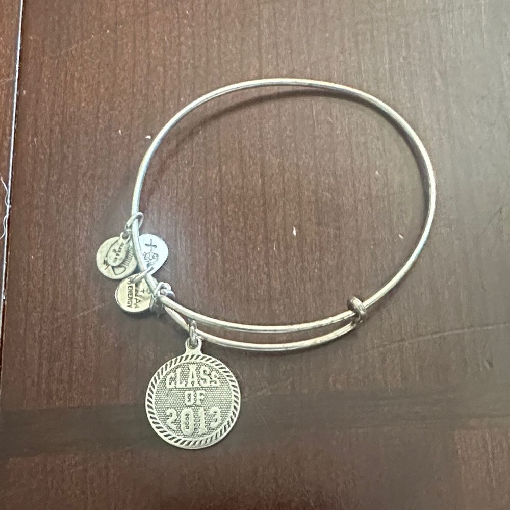 Alex and Ani Silver Graduation Charm Bracelet